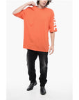 Balmain Cotton Oversized T-Shirt with Printed Logo