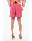 Balmain Single-pleated Cotton Tweed Shorts
