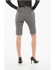 Balmain Monogram Cotton Skinny Fit Shorts