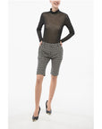 Balmain Monogram Cotton Skinny Fit Shorts