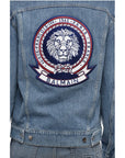 Balmain Back Embroidered Denim Jacket