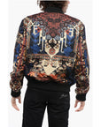 Balmain Reversible CARPET Nylon Bomber Jacket with Front Zip