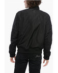 Balmain Reversible CARPET Nylon Bomber Jacket with Front Zip