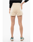 Balmain Brushed Multipocket Shorts with Flocked Logo