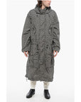 Balmain Nylon Parka Fit Windbreaker with Monogram Motif