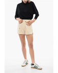 Balmain Brushed Multipocket Shorts with Flocked Logo