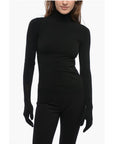 Balenciaga Turtleneck Sweater with Touchscreen Gloves