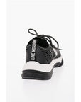 Moschino LOVE Mesh SPRINT50 Low-Top Sneakers with Contrast Detail