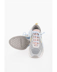 Moschino LOVE Mesh SPRINT50 Low-Top Sneakers with Contrast Detail