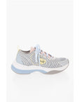 Moschino LOVE Mesh SPRINT50 Low-Top Sneakers with Contrast Detail