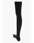 Dolce & Gabbana Pointed Toe Stretch Fabric Over-The-Knee Boots