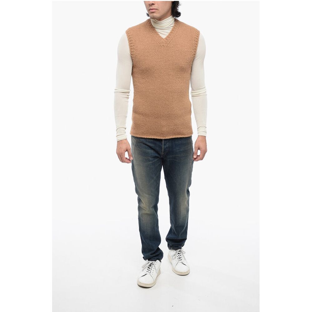 Dolce & Gabbana RE-EDITION Sleeveless Wool Blend Sweater