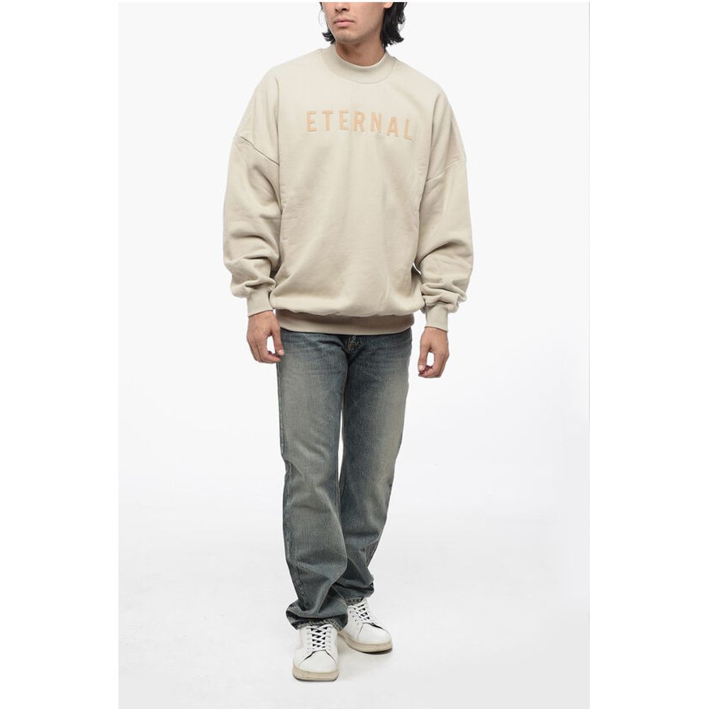 Fear Of God Brushed Cotton ETERNAL Sweatshirt with Embossed Print