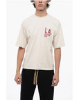 A Paper Kid Cotton Crew-neck T-shirt witth Logo-print