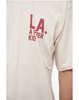 A Paper Kid Cotton Crew-neck T-shirt witth Logo-print