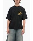 A Paper Kid Cotton Crew-neck T-shirt witth Logo-print