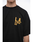 A Paper Kid Cotton Crew-neck T-shirt witth Logo-print