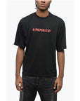 A Paper Kid Cotton Crew-neck T-shirt witth Logo-print