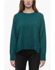 Parosh Cashmere WAM Sweater with Asymmetric Hem