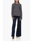 Armani EMPORIO Crew Neck Striped Sweater
