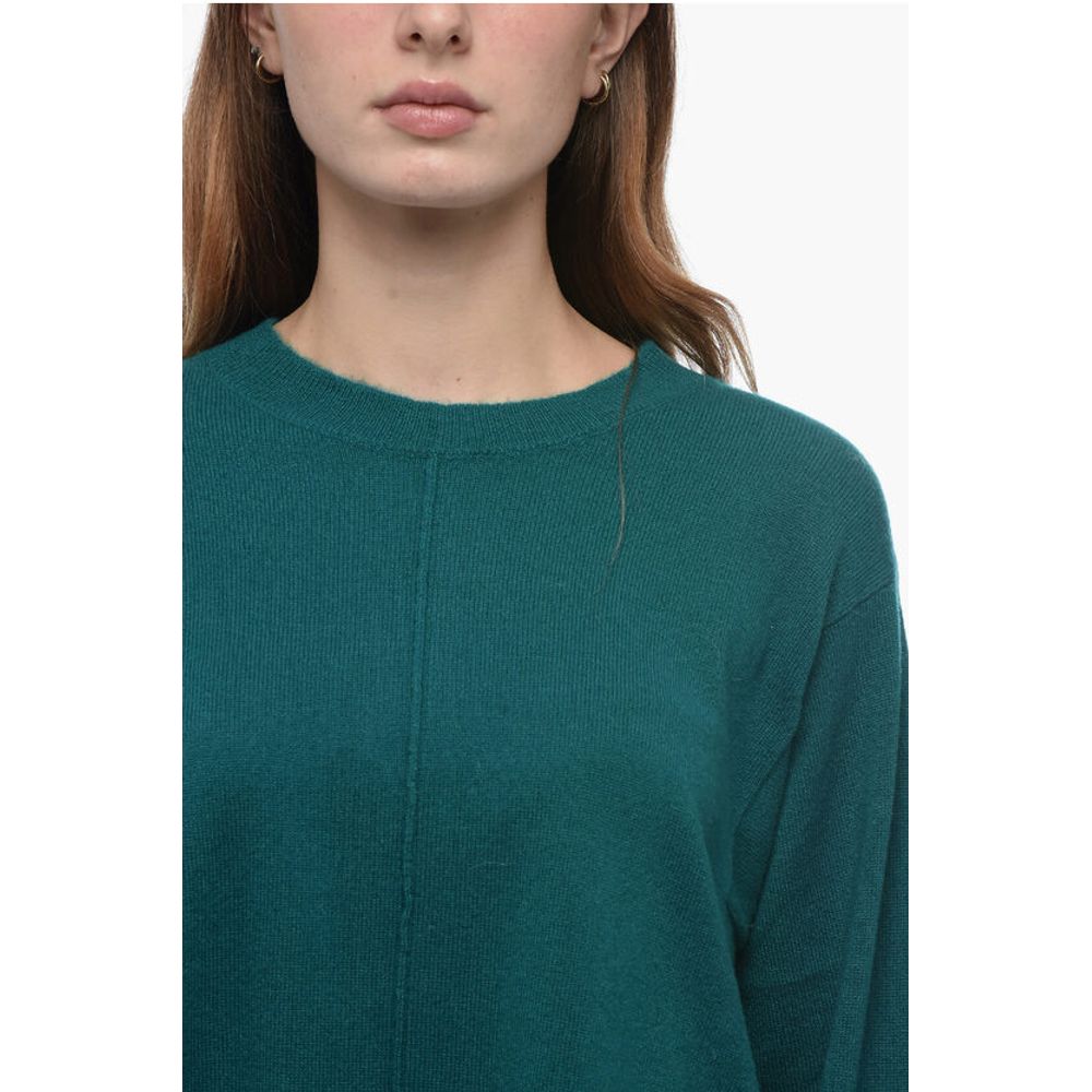 Parosh Cashmere WAM Sweater with Asymmetric Hem