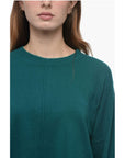Parosh Cashmere WAM Sweater with Asymmetric Hem