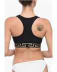 Versace Cropped Top with La Greca Motif