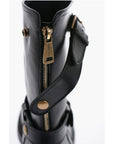 Dolce & Gabbana Zipped Closure Leather Boots With Buckles