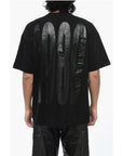 1989 Studio Cotton Crew-neck T-shirt with Maxi Print on the Front