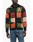 Awake New York Patterned Sweater with Zip Closure