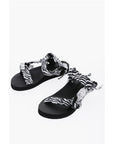 Arizona Love Zebra Patterned TREKKY Sandals with Velcro Closure