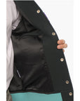 Awake New York Wool Varsity Bomber Jacket with Ribbed Edges