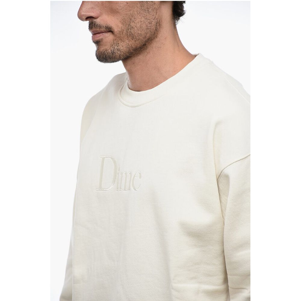 Dime Crewneck Sweatshirt with Logoed Embrodery