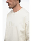 Dime Crewneck Sweatshirt with Logoed Embrodery