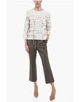 ArchivioB Flared Sweater with Fringe Application