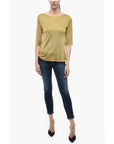 ArchivioB Viscose Sweater with 3/4 Sleeves