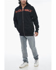 A Cold Wall Logo print Brushed Cotton Zipped Hoodie