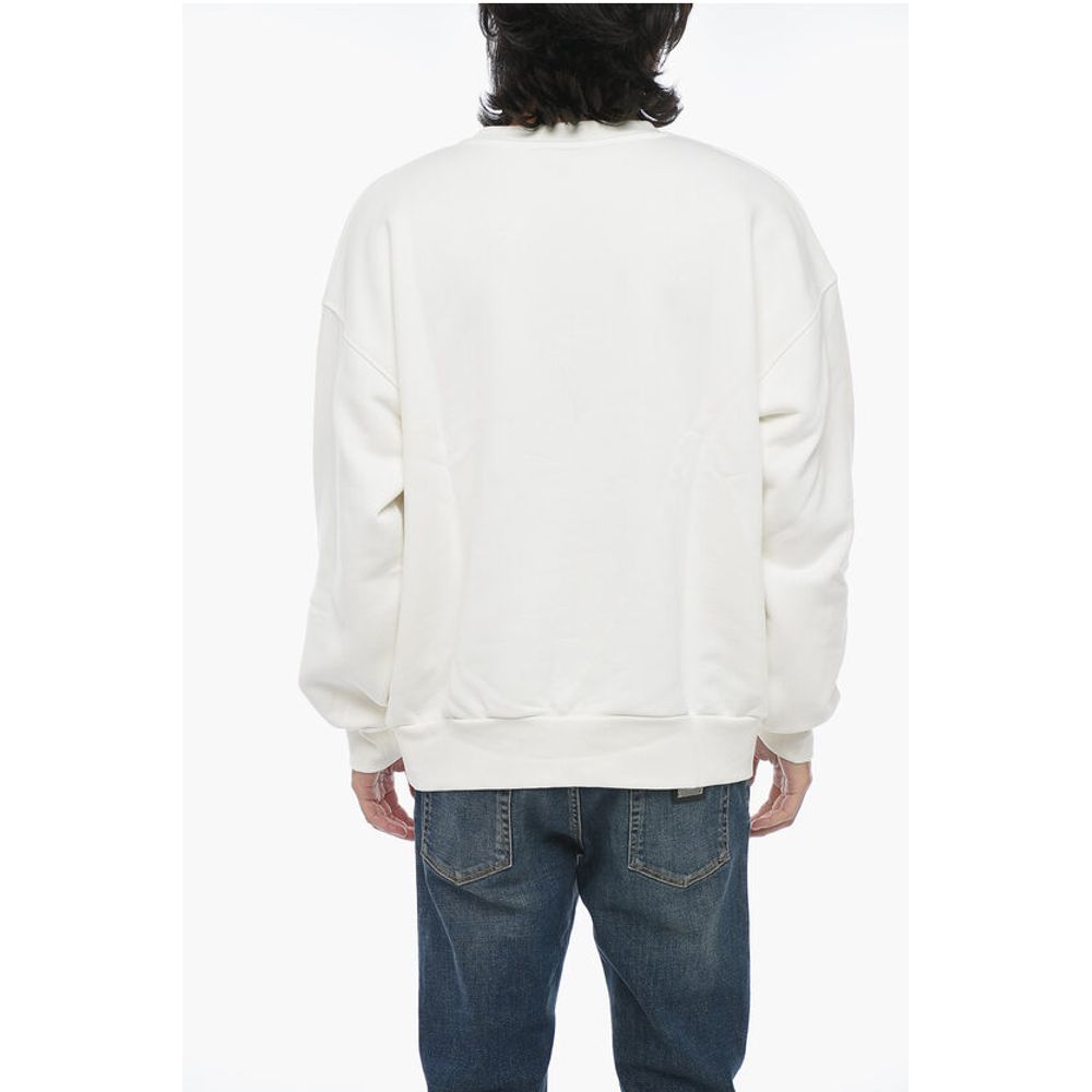 Botter Brushed Cotton Embroidered Crewneck sweater