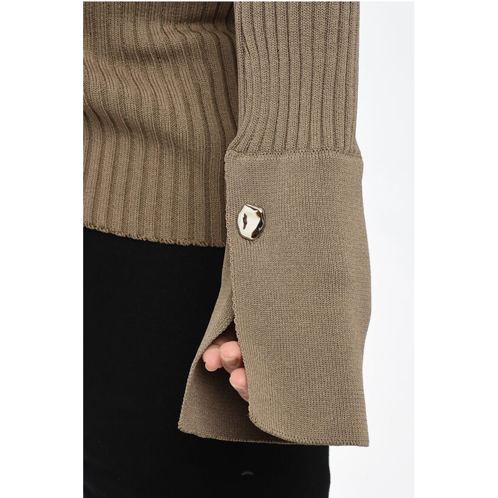 Eudon Choi Assimetric Ribbed Sweater