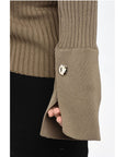Eudon Choi Assimetric Ribbed Sweater