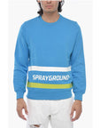 Sprayground Brushed Sweatshirt with Logo Print