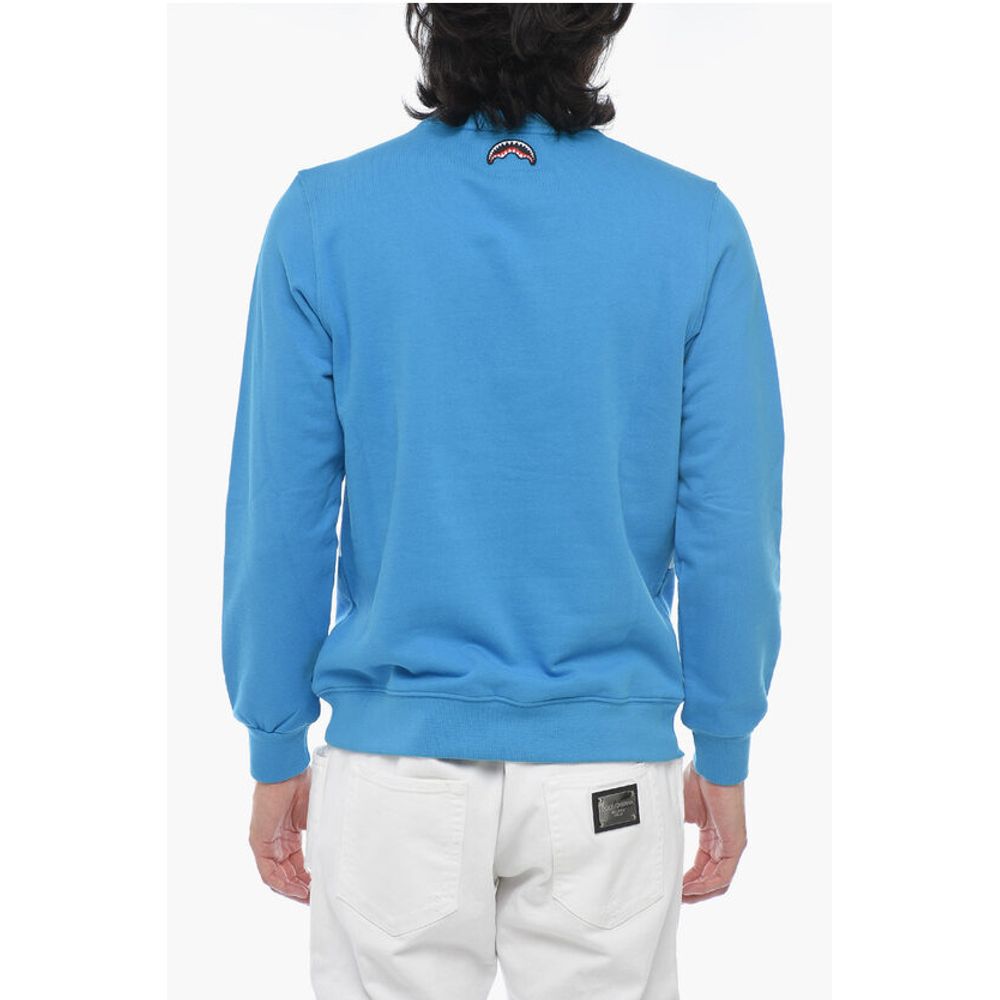 Sprayground Brushed Sweatshirt with Logo Print