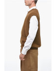 Studio Nicholson Wool-blended Oversized Vest with Pocket