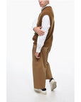 Studio Nicholson Wool-blended Oversized Vest with Pocket