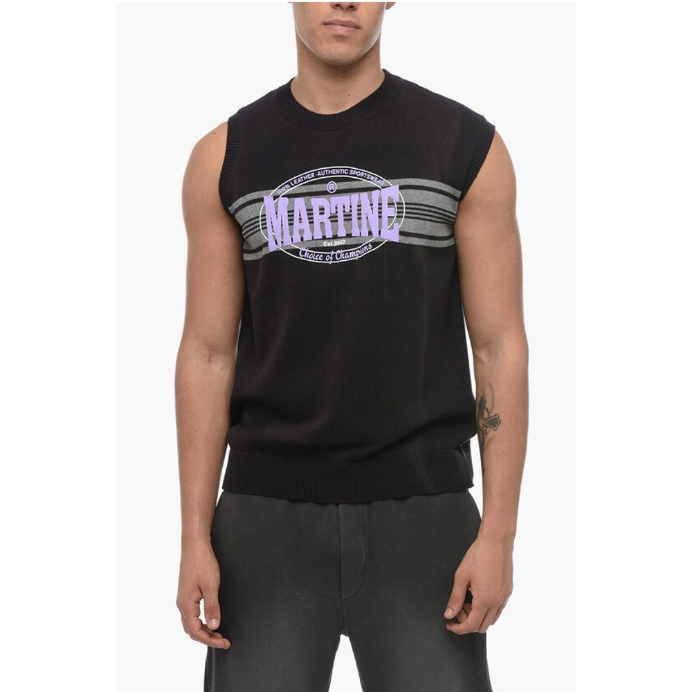 Martine Rose Logoed TEXAS Knited Vest