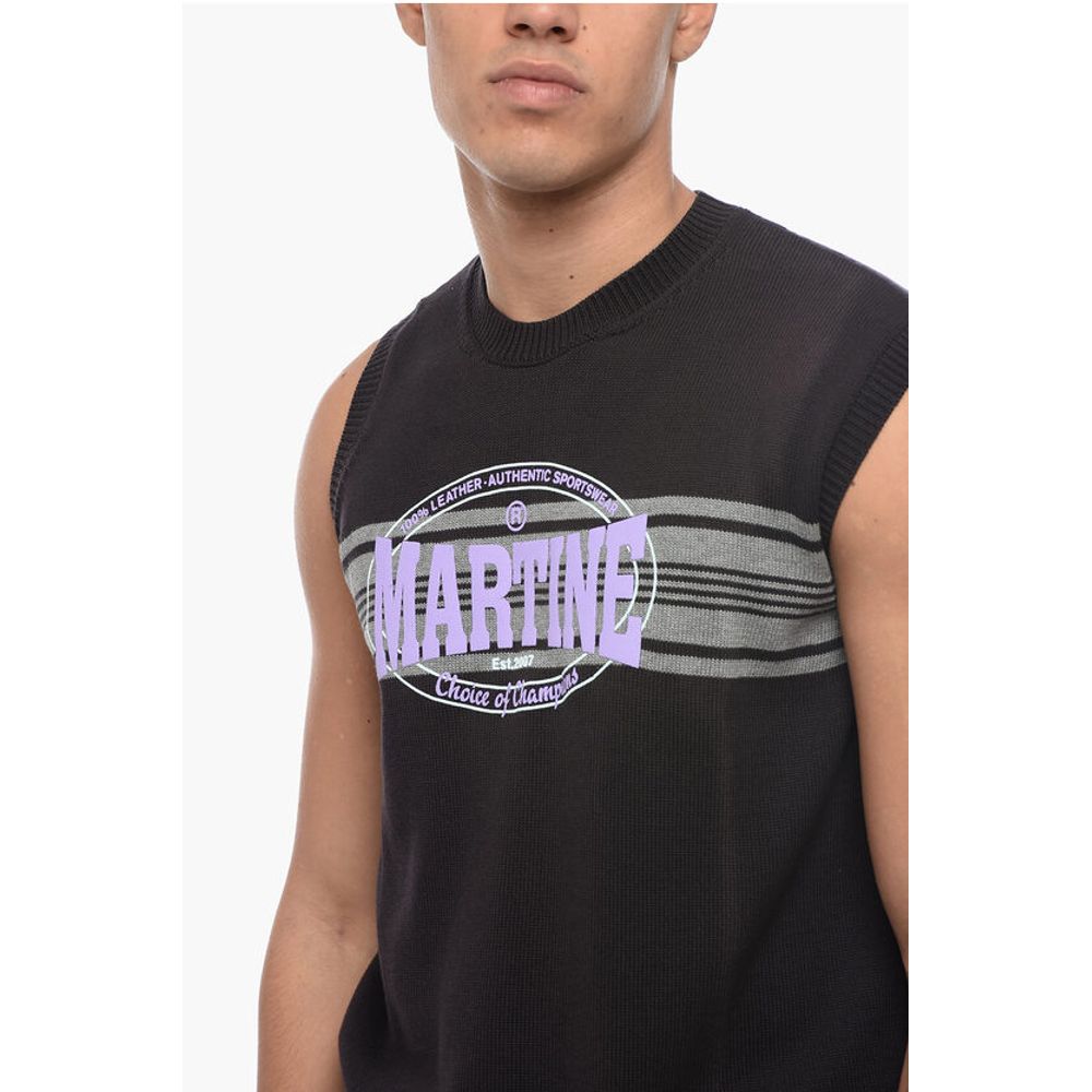 Martine Rose Logoed TEXAS Knited Vest