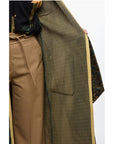 Two-Tone Coat With Belt