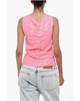 Parosh Sequined Tank Top