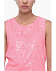 Parosh Sequined Tank Top