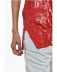 Parosh Sequined Tank Top